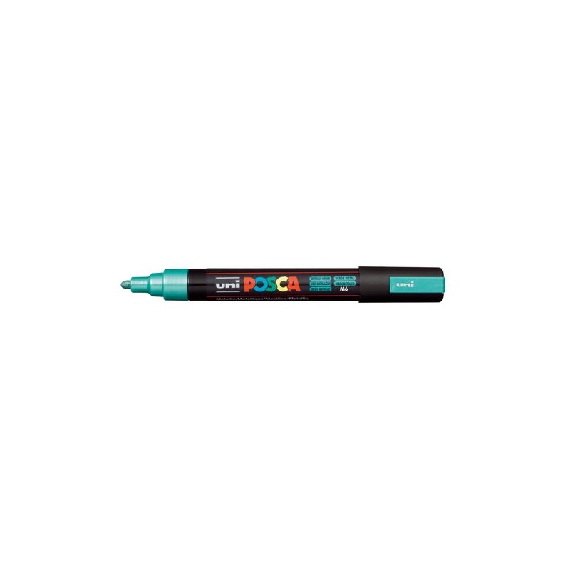 ROTUL-UNI-POSCA PC-5M VERDE METALICO