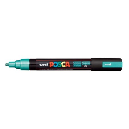 ROTUL-UNI-POSCA PC-5M VERDE METALICO