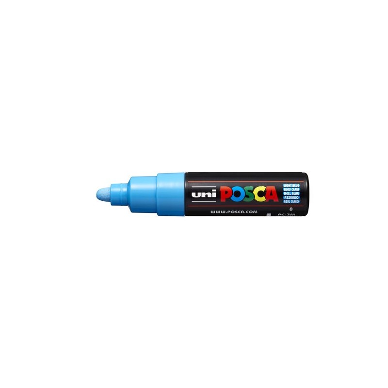 ROTUL-UNI-POSCA PC-7M AZUL CLARO