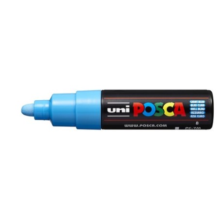 ROTUL-UNI-POSCA PC-7M AZUL CLARO