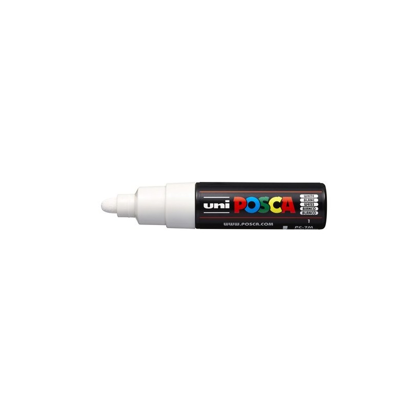 ROTUL-UNI-POSCA PC-7M BLANCO