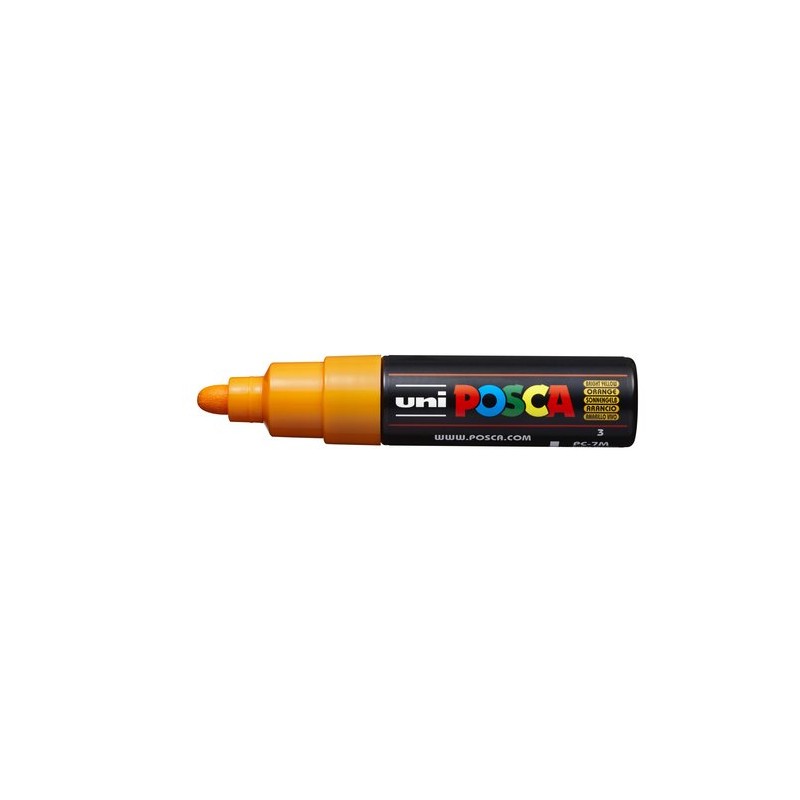 ROTUL-UNI-POSCA PC-7M NARANJA MEDIO