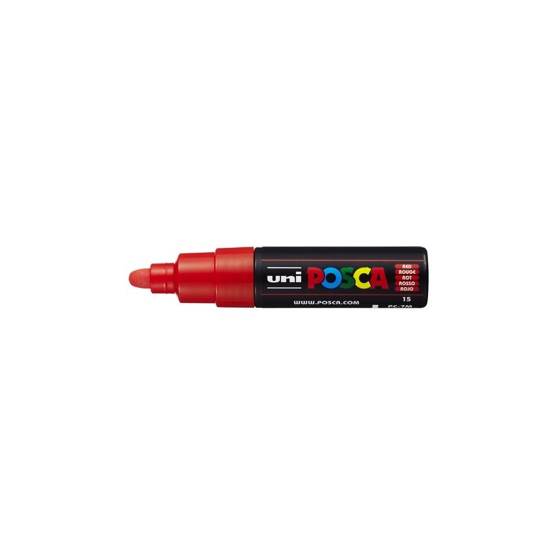 ROTUL-UNI-POSCA PC-7M ROJO