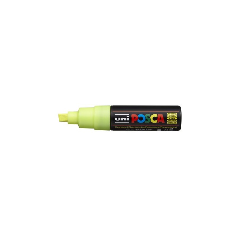 ROTUL-UNI-POSCA PC-8K FLUOR AMARILLO