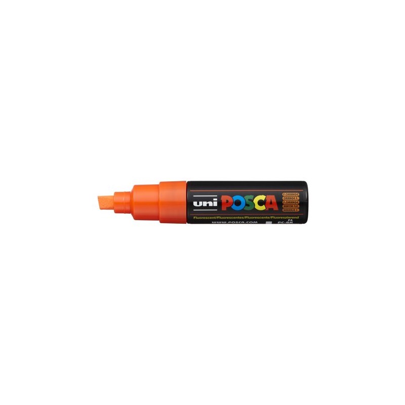 ROTUL-UNI-POSCA PC-8K FLUOR NARANJA