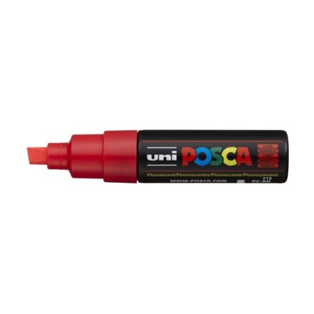 ROTUL-UNI-POSCA PC-8K FLUOR ROJO