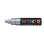 ROTUL-UNI-POSCA PC-8K PLATA METALICO