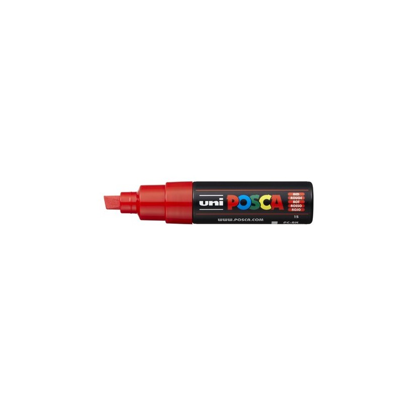 ROTUL-UNI-POSCA PC-8K ROJO