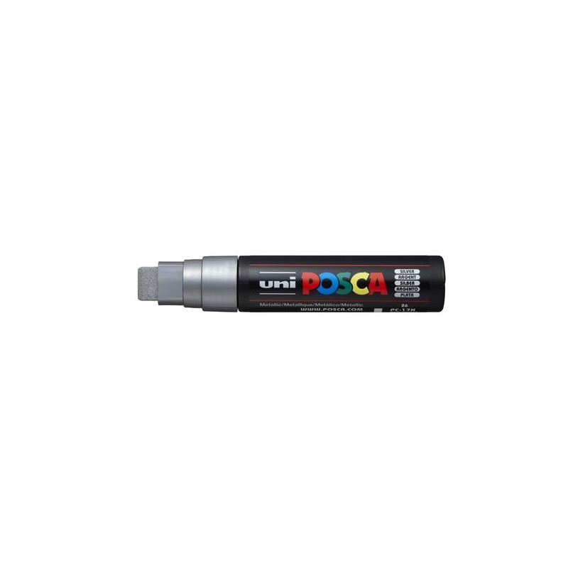 ROTUL-UNI-POSCA PC-17K PLATA