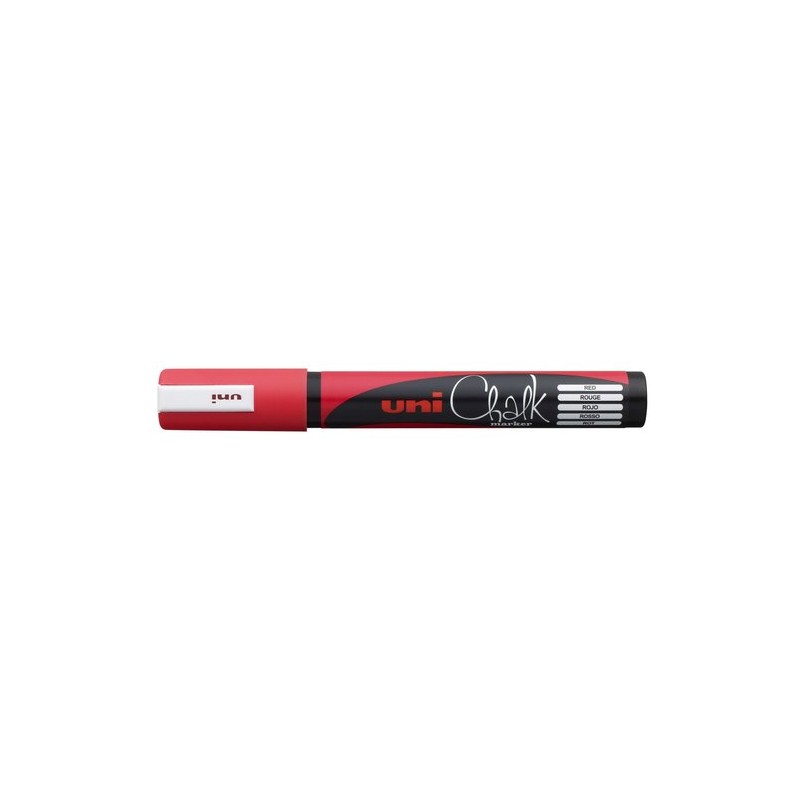 ROTUL-UNIBALL CHALK MARKER PWE-5M ROJO