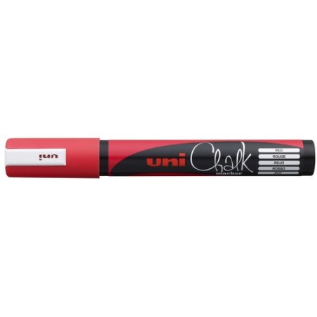 ROTUL-UNIBALL CHALK MARKER PWE-5M ROJO