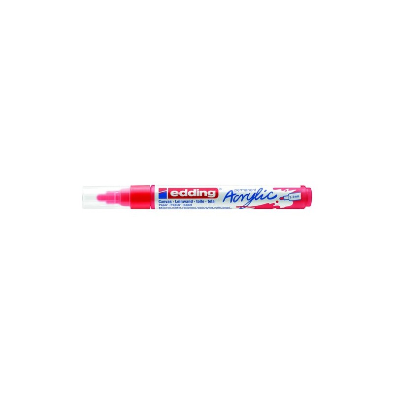 ROTUL-EDDING 5100 ACRYLIC 2-3 mm ROJO TR