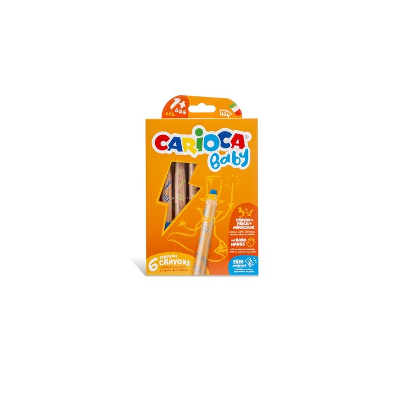 LAPICES COLORES CARIOCA CAJA DE 6