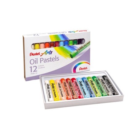 CERAS PENTEL OIL PASTEL ESTUCHE DE 12