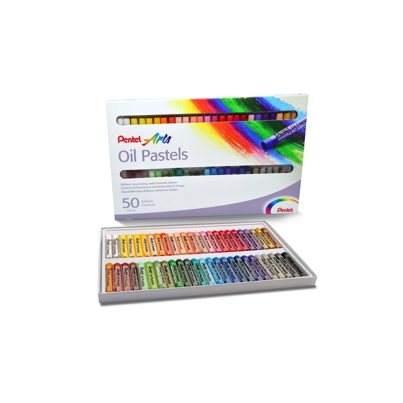 CERAS PENTEL OIL PASTEL ESTUCHE DE 50
