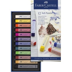 TIZA GOLDFABER PASTEL BLANDO CAJA de 12
