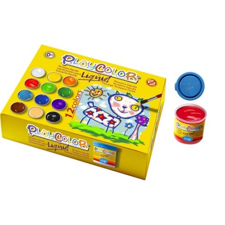 TEMPERA PLAYCOLOR 40 ml ESTUCHE 12
