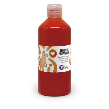 TEMPERA TCOLORS LIQ-500 ml ROJO