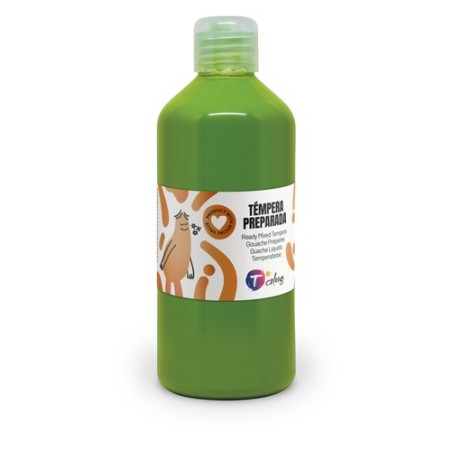 TEMPERA TCOLORS LIQ-500 ml VERDE