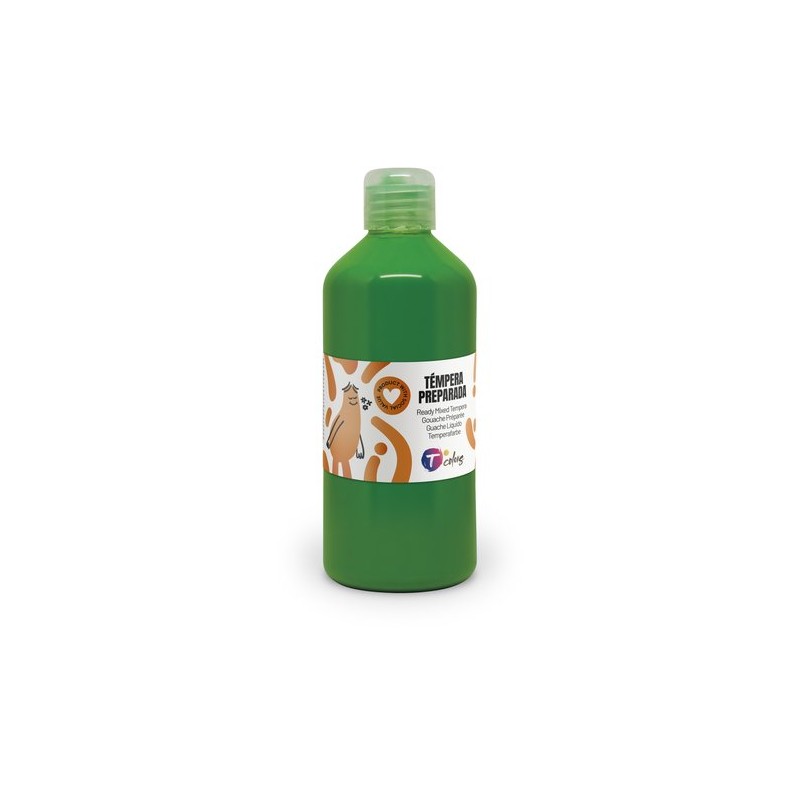 TEMPERA TCOLORS LIQ-500 ml VERDE OSCURO
