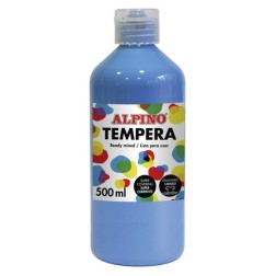 TEMPERA ALPINO LIQ- 500 ml AZUL CYAN