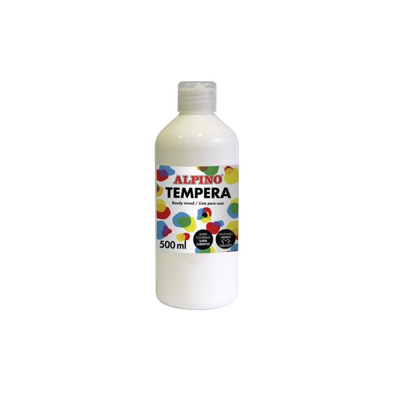 TEMPERA ALPINO LIQ- 500 ml BLANCO