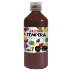 TEMPERA ALPINO LIQ- 500 ml MARRON