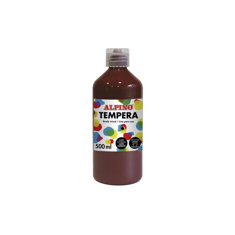 TEMPERA ALPINO LIQ- 500 ml MARRON
