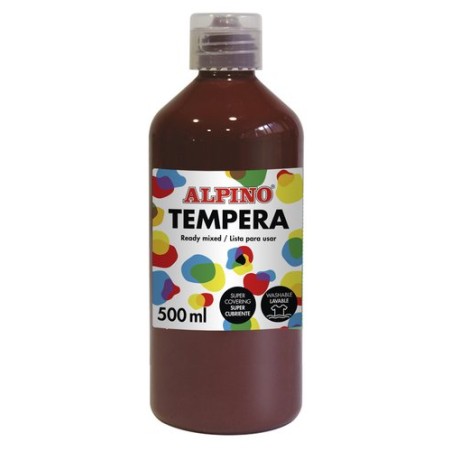 TEMPERA ALPINO LIQ- 500 ml MARRON