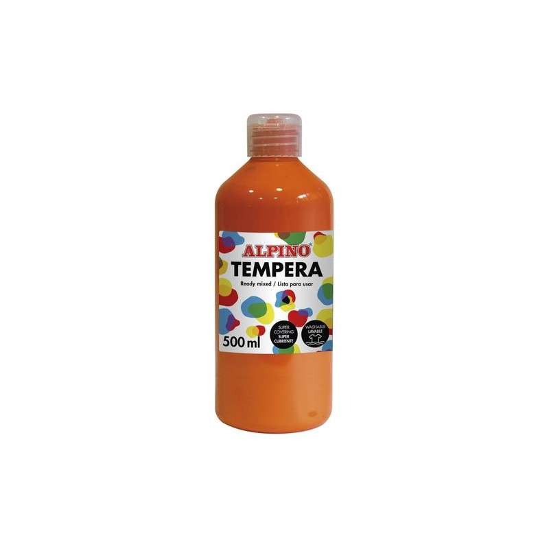 TEMPERA ALPINO LIQ- 500 ml NARANJA