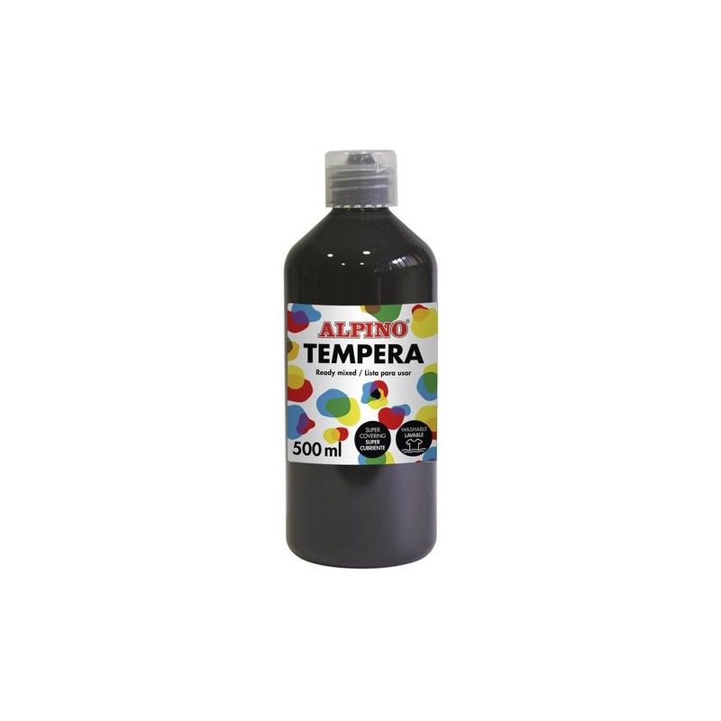 TEMPERA ALPINO LIQ- 500 ml NEGRO