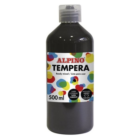 TEMPERA ALPINO LIQ- 500 ml NEGRO
