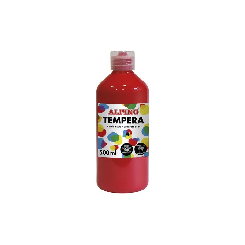 TEMPERA ALPINO LIQ- 500 ml ROJO