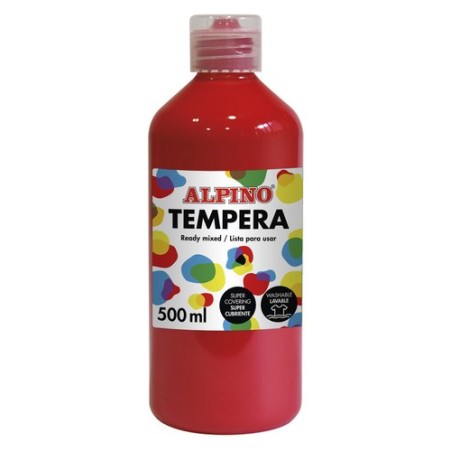 TEMPERA ALPINO LIQ- 500 ml ROJO