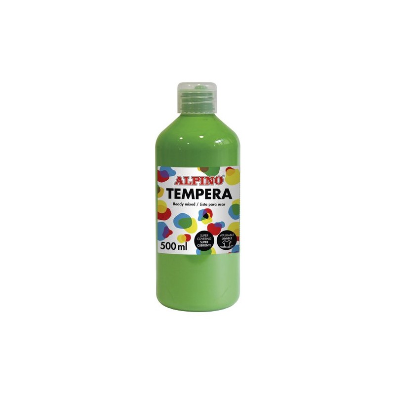 TEMPERA ALPINO LIQ- 500 ml VERDE CLARO