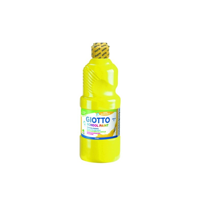 TEMPERA GIOTTO LAVAB-LIQ-500 ml AMARILLO