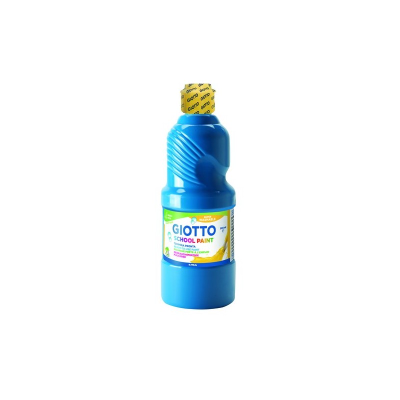 TEMPERA GIOTTO LAVAB-LIQ-500 ml AZ- CYAN