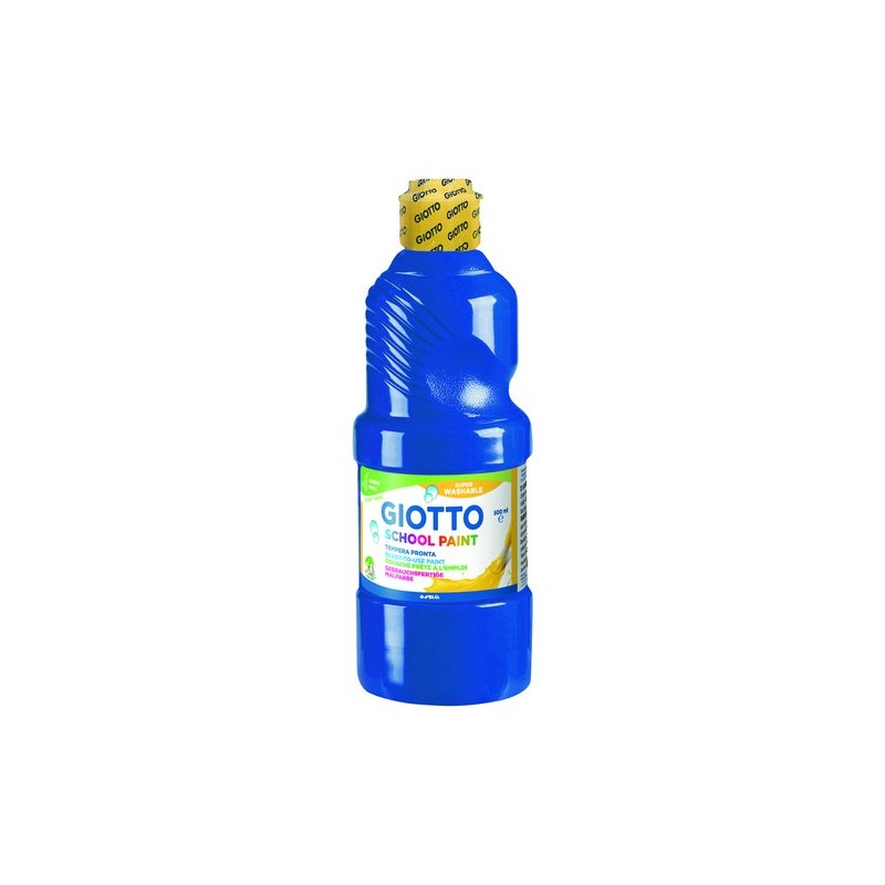 TEMPERA GIOTTO LAVAB-LIQ-500 ml AZUL MAR