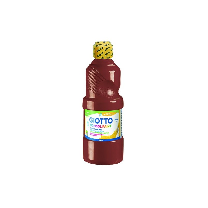 TEMPERA GIOTTO LAVAB-LIQ-500 ml CASTAÑO