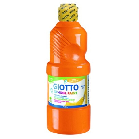 TEMPERA GIOTTO LAVAB-LIQ-500 ml NARANJA