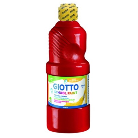TEMPERA GIOTTO LAVAB-LIQ-500 ml ROJO VER