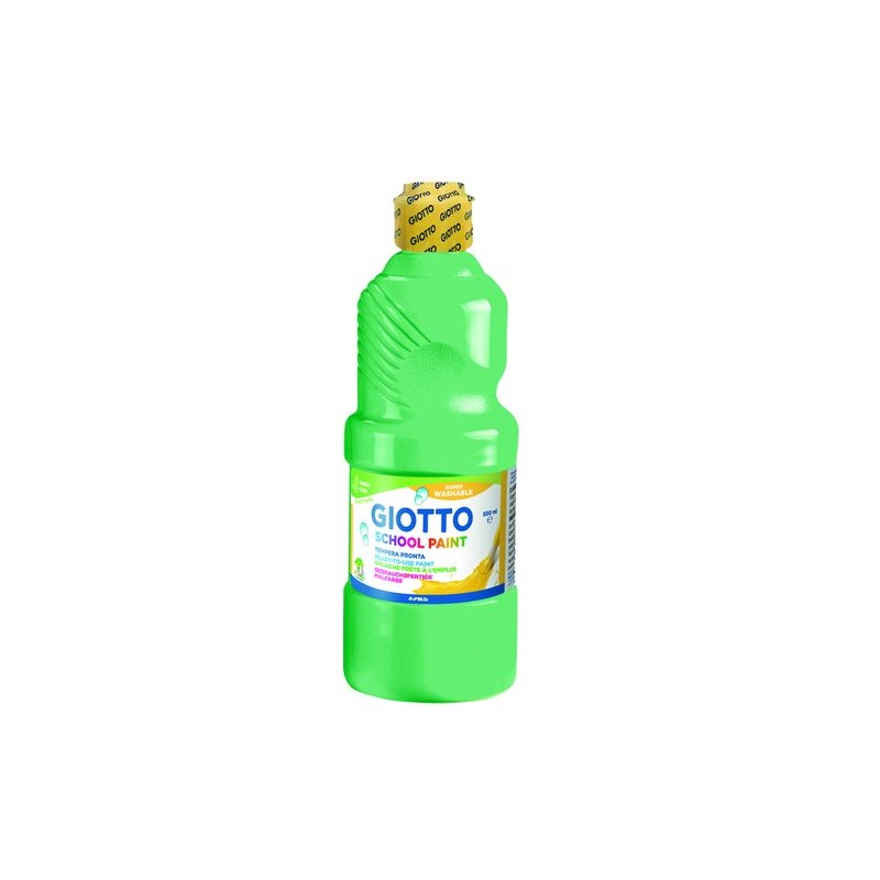 TEMPERA GIOTTO LAVAB-LIQ-500 ml TURQUESA