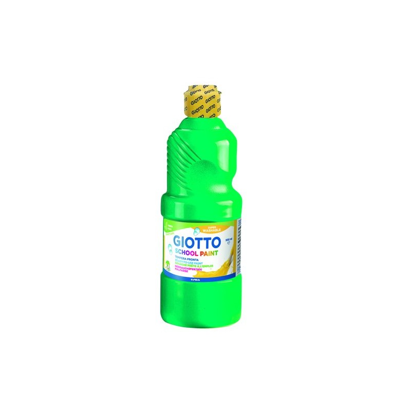 TEMPERA GIOTTO LAVAB-LIQ-500 ml VERDE