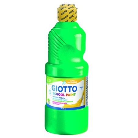 TEMPERA GIOTTO LAVAB-LIQ-500 ml VERDE