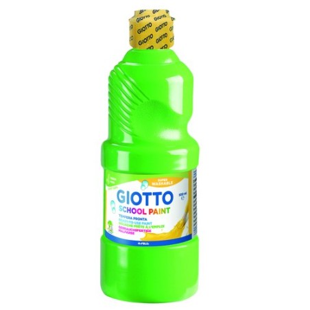TEMPERA GIOTTO LAVAB-LIQ-500 ml VERDE CB