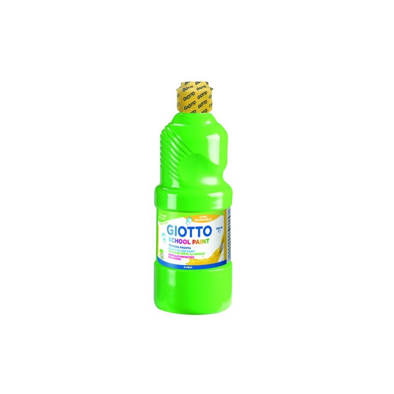 TEMPERA GIOTTO LAVAB-LIQ-500 ml VERDE ES