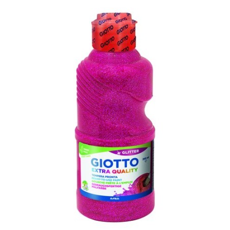 TEMPERA GIOTTO LIQ-GLITTER 250 ml MAGENT