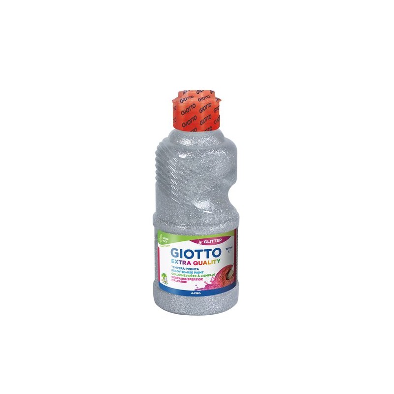 TEMPERA GIOTTO LIQ-GLITTER 250 ml PLATA