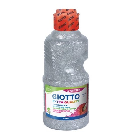 TEMPERA GIOTTO LIQ-GLITTER 250 ml PLATA