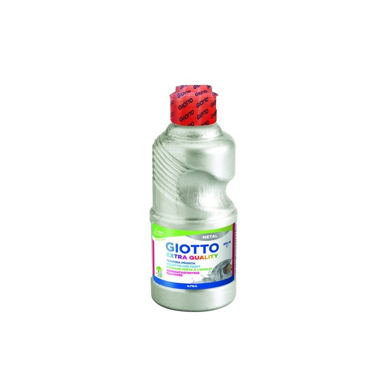 TEMPERA GIOTTO LIQ-METAL 250 ml PLATA